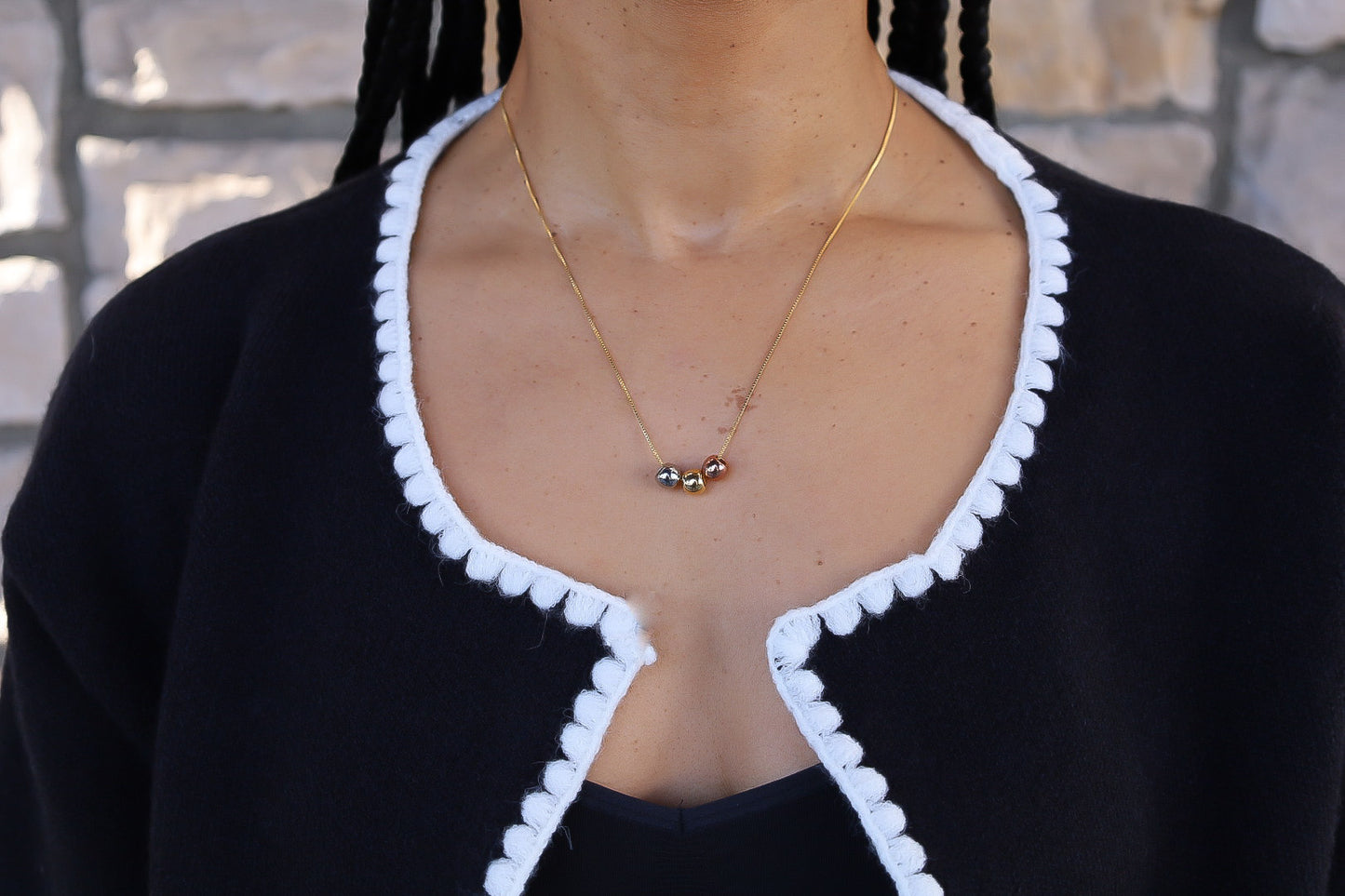The UNE, DEUX, TROIS NECKLACE